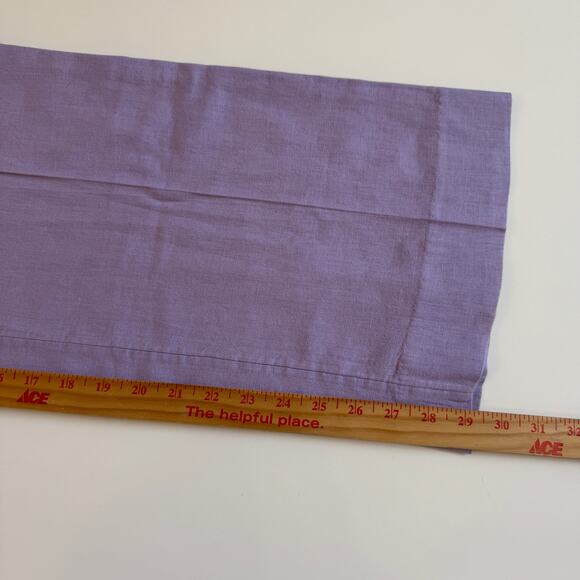 Abercrombie & Fitch Linen Blend Lilac Size Small EUC High Waist Pleated Wide Leg - Picture 8 of 12